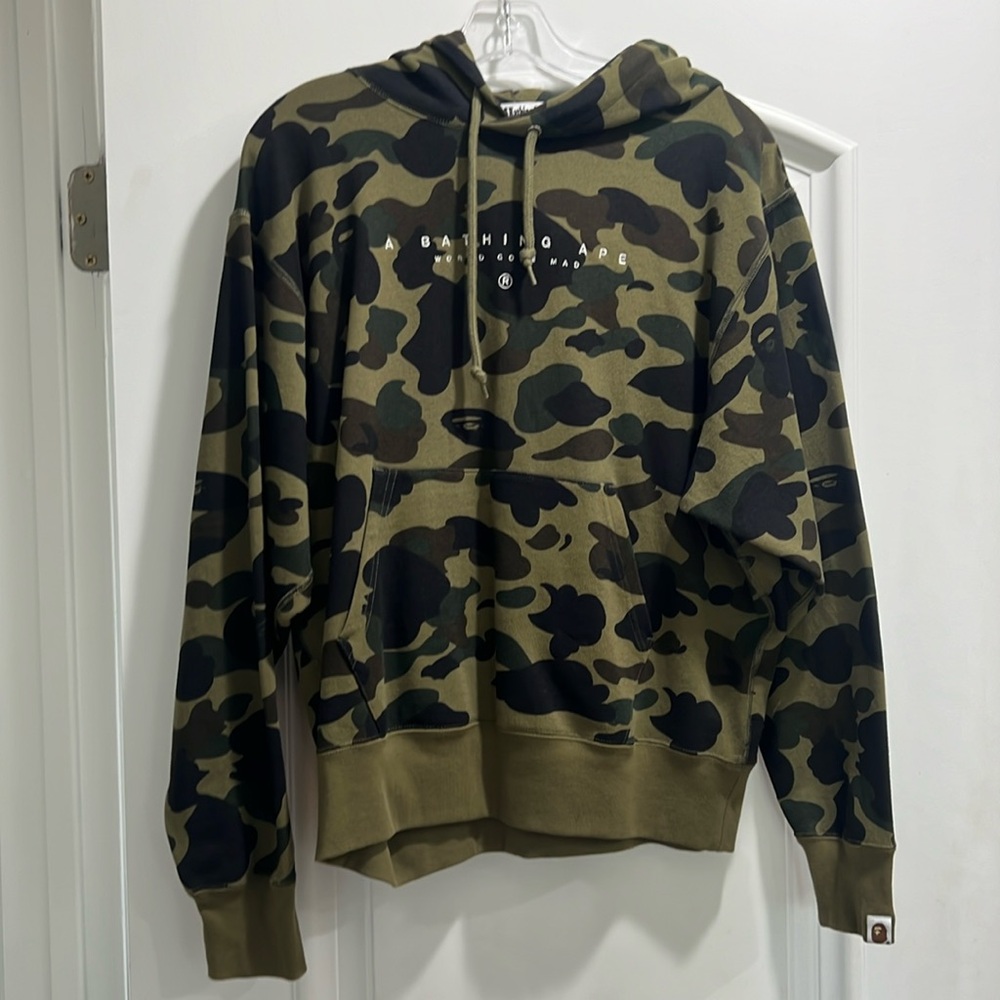 A Bathing Ape hoodie. Size small. Excellent condition